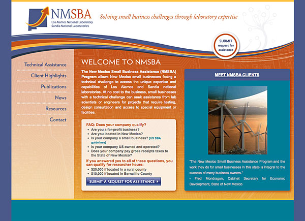 New Mexico Small Business Assistance Program